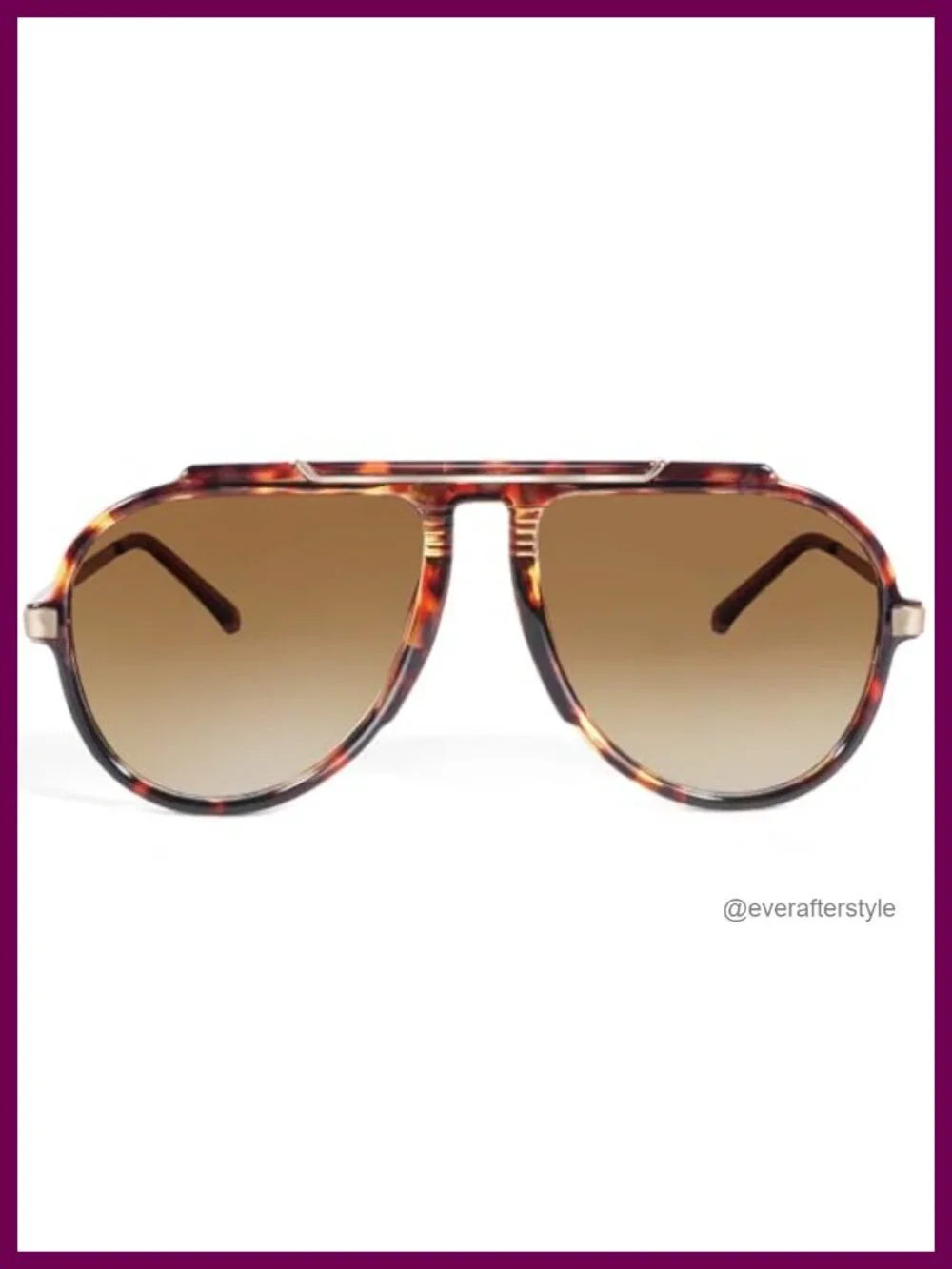 Oversized Aviator Sunglasses Retro 70s Vintage Metal Shades Women Men